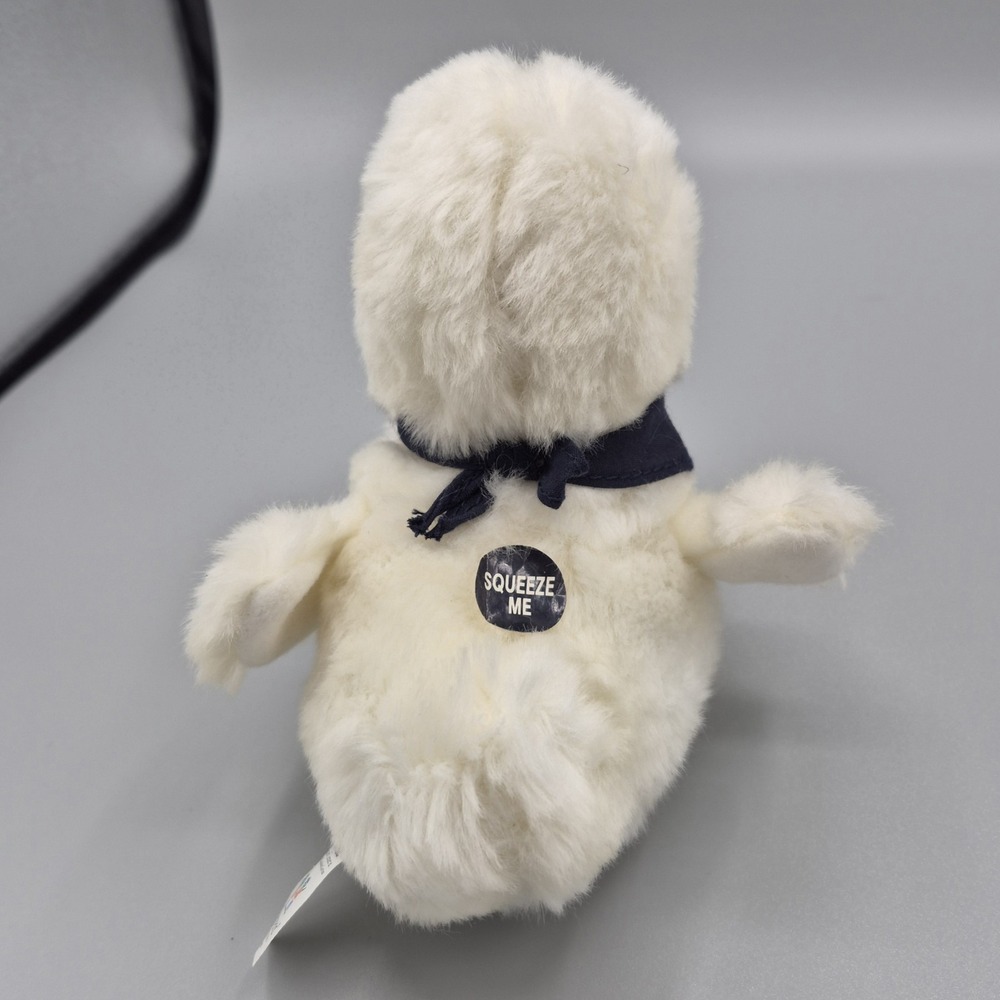 5" Aflac Talking Mascot Duck Plush With Aflac Bandana Tested & Working Talking - Picture 5 of 8